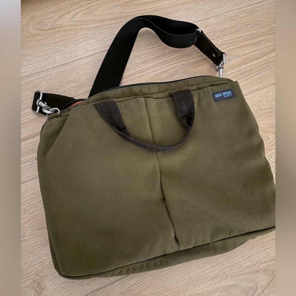 Jack Spade Olive Men's Messenger Bag